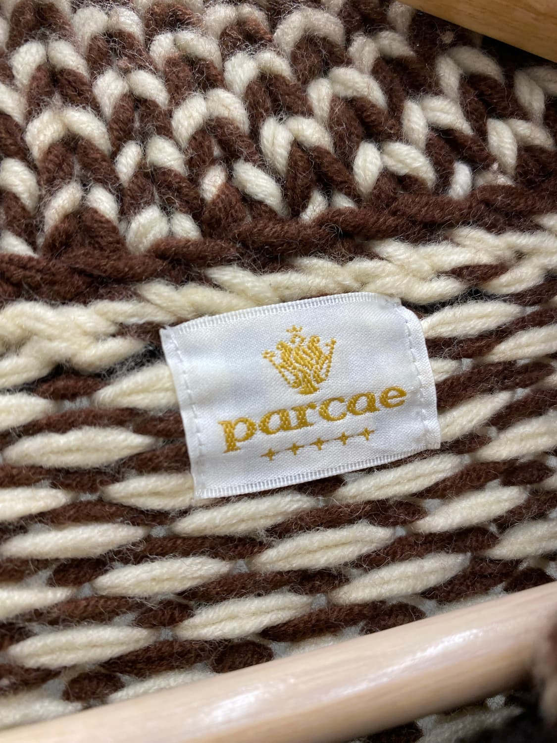 [F] Parcae Japan 빈티지 울 핸드 니트 가디건 상품이미지6