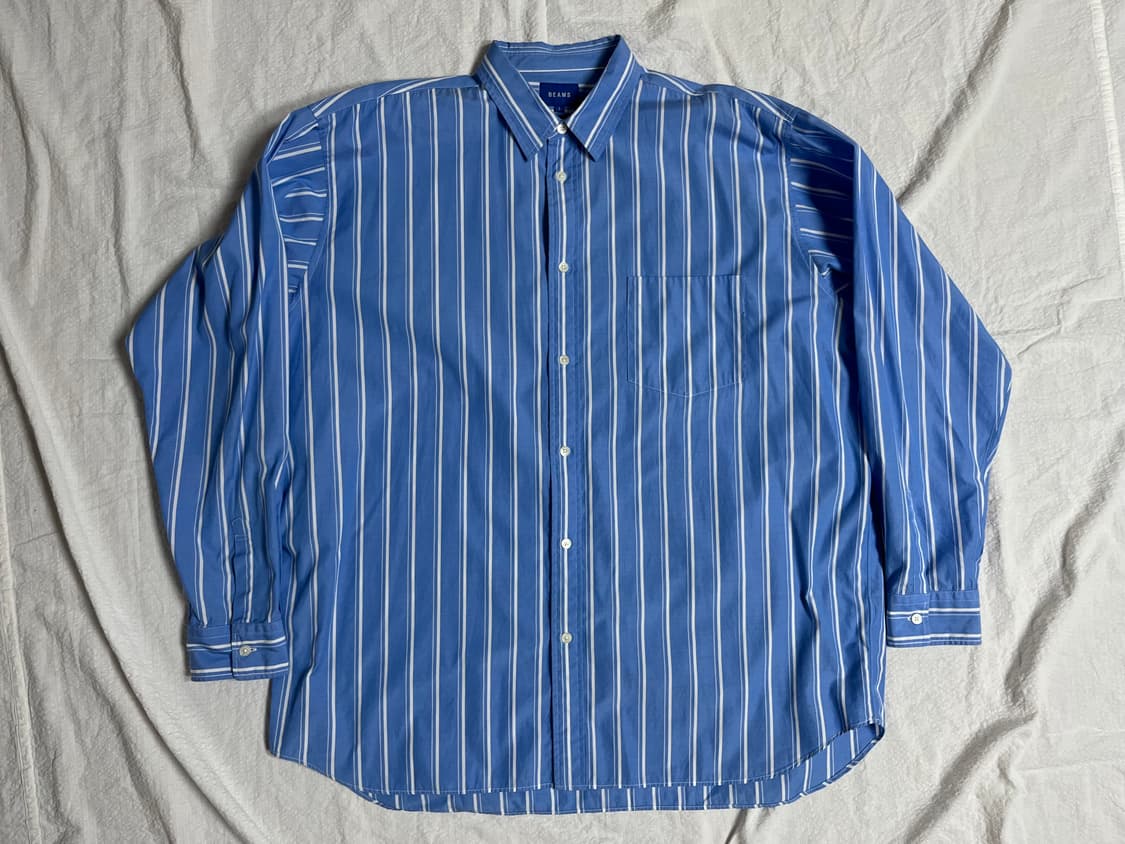 (L)빔즈 Beams 스트라이프 셔츠 상품이미지1