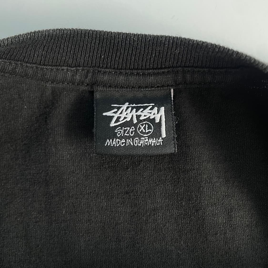 Stussy  스투시 돌리 피그먼트 블랙 티셔츠 상품이미지5