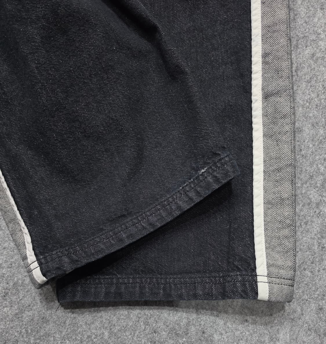 널디 사이드 라인 와이드 데님팬츠 청바지 S 상품이미지6