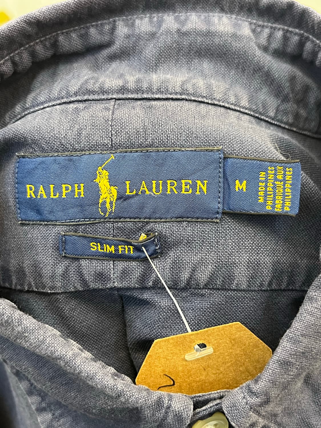 폴로 랄프 로렌 슬림핏 셔츠 네이비 상품이미지7