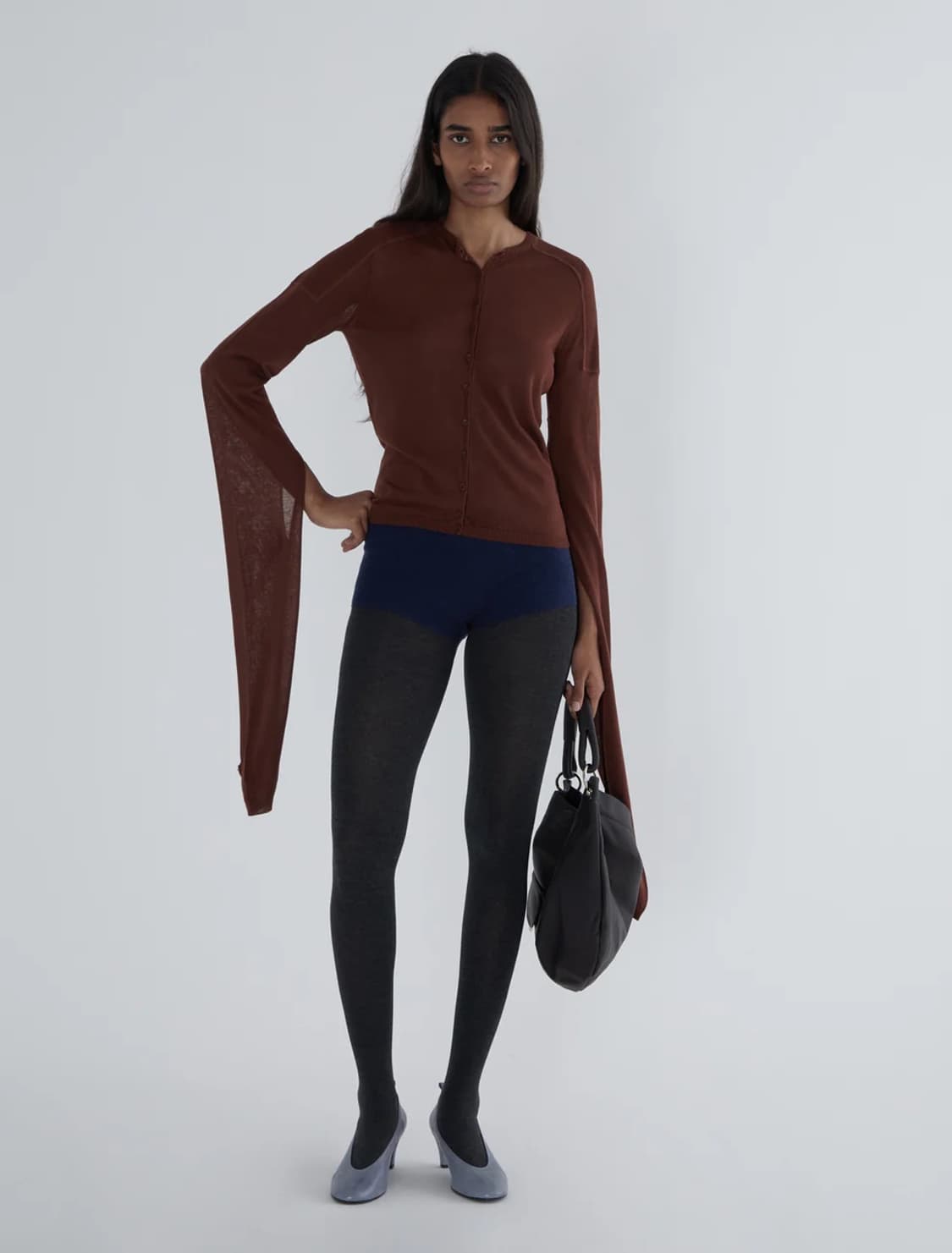 [XS,S,M]팔로마울 Mercuri Buttons 가디건/브라운 상품이미지5