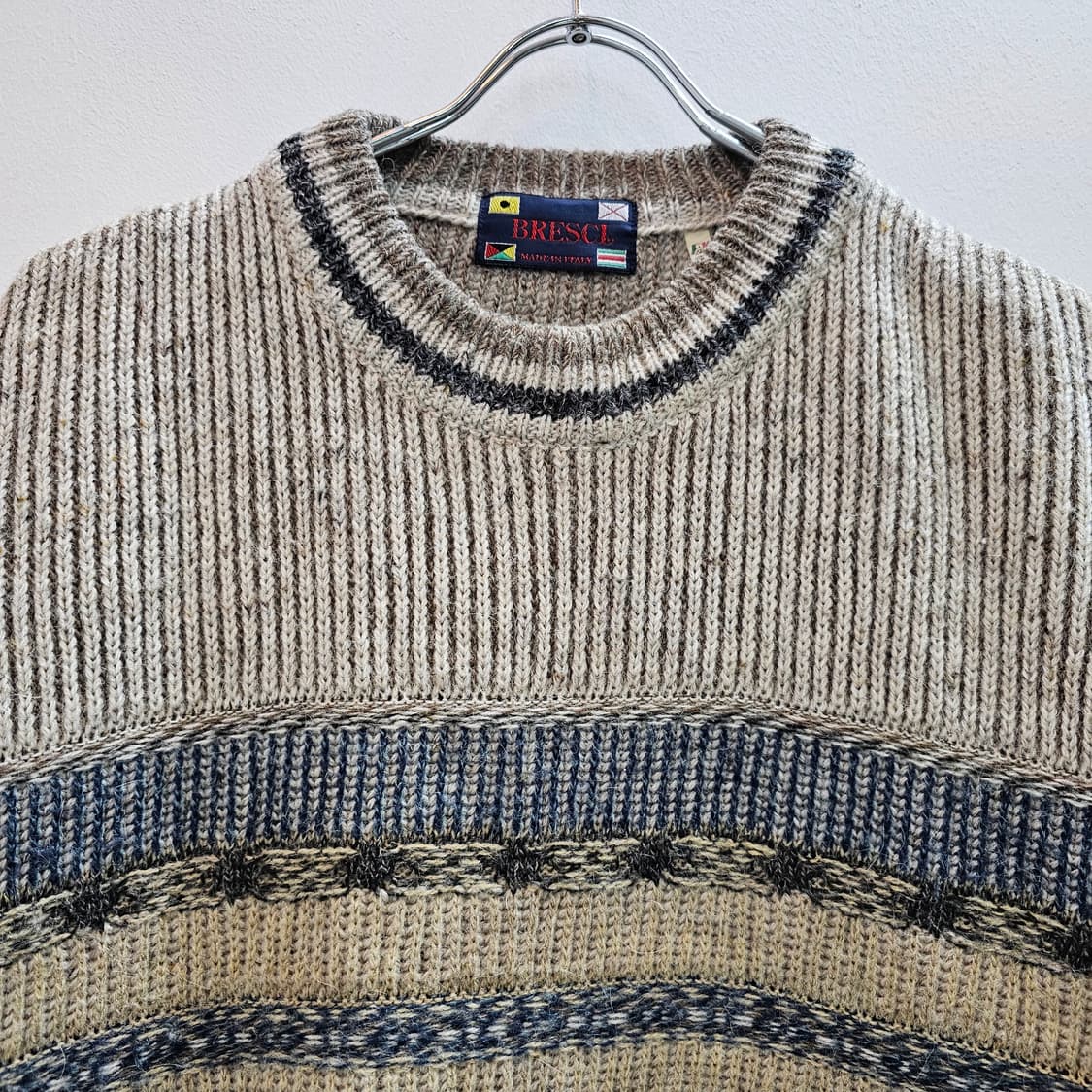 이탈리아 BRESCI 알파카 울 니트 상품이미지2