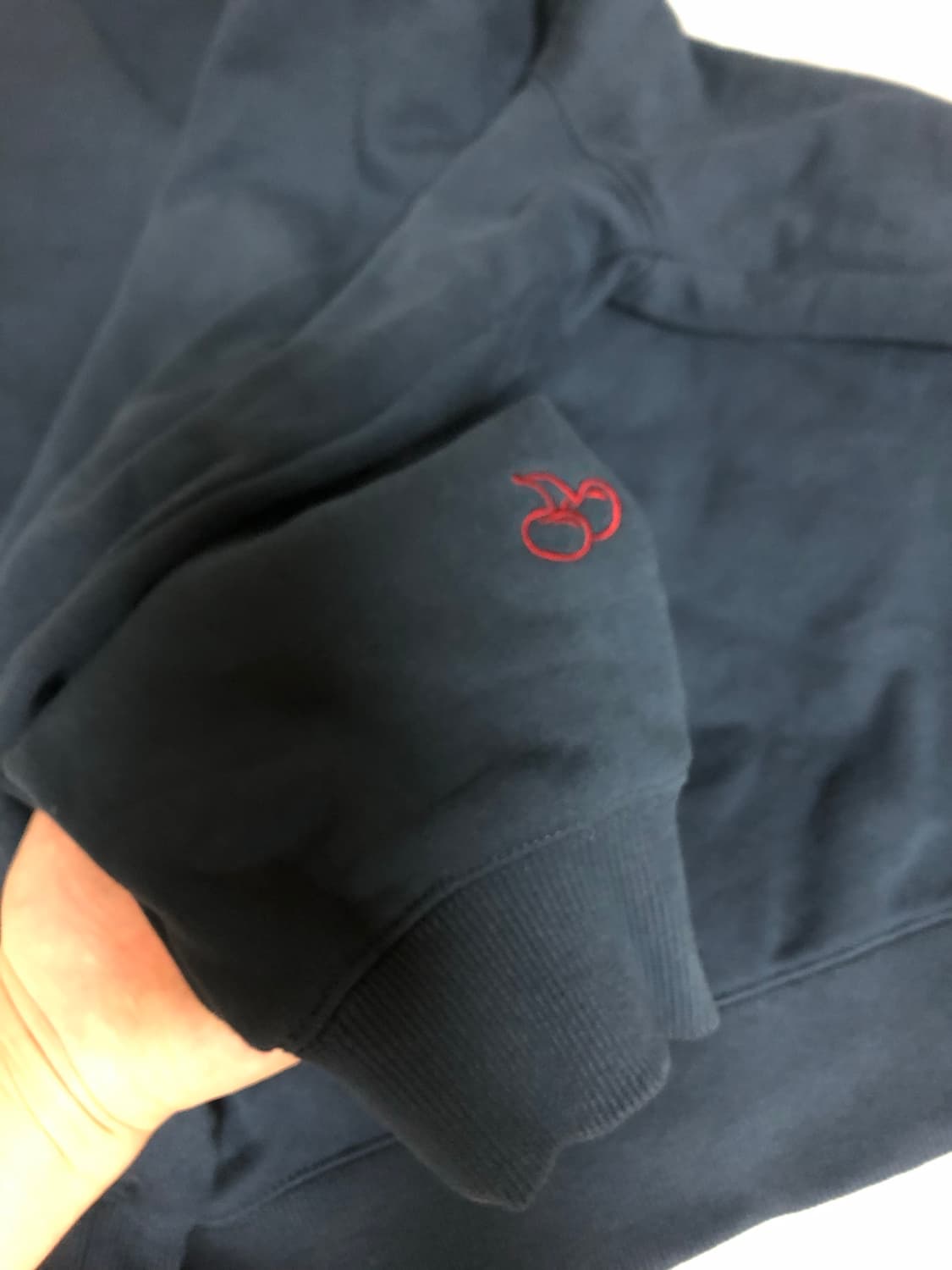 아이러브 키르시 루즈핏 후드티 네이비 2사이즈 상품이미지4