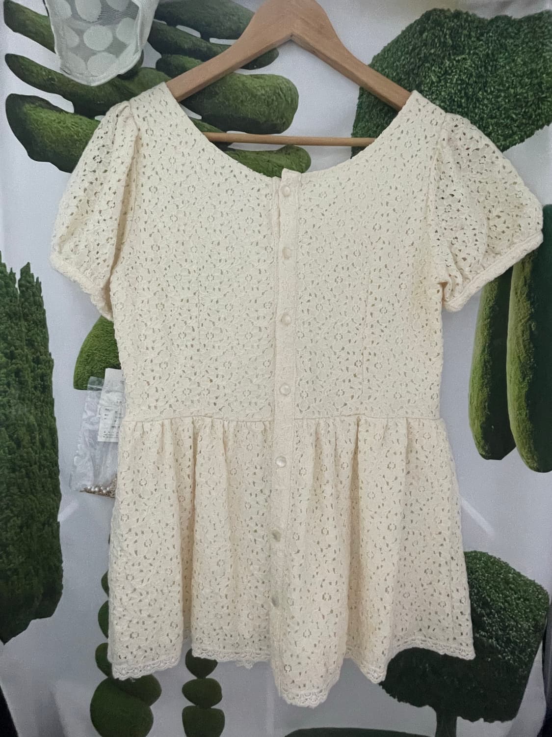 일본 빈티지 레이스 블라우스 상품이미지1