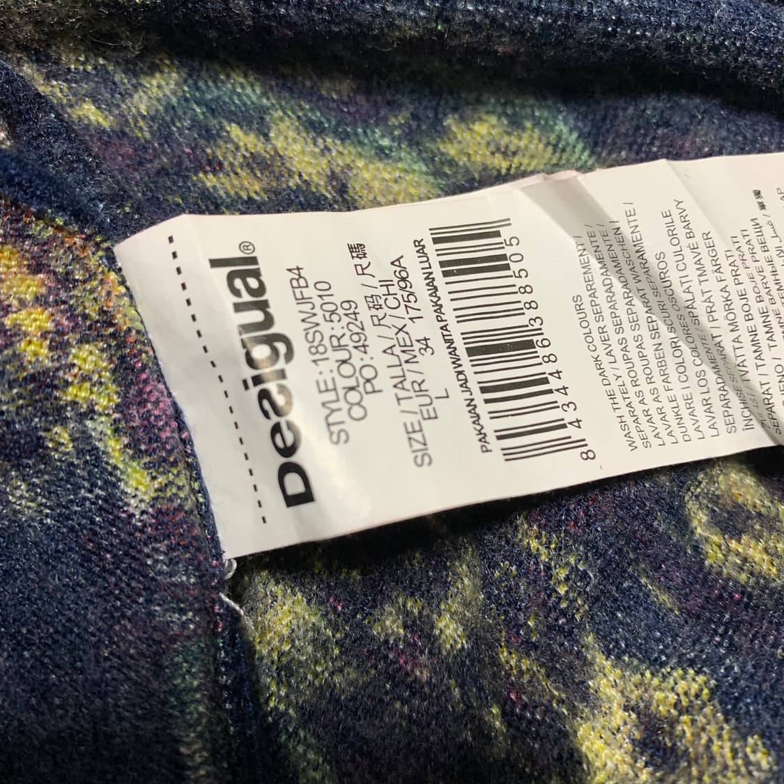 데시구알 입체 재단 프린트 원피스 상품이미지9