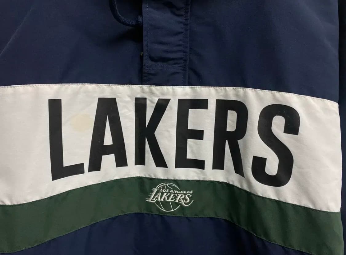 NBA 레이커스 후드 아노락 점퍼L 상품이미지5