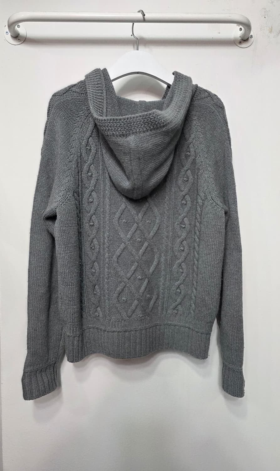 타임 여성 양모 후드 니트 상품이미지2