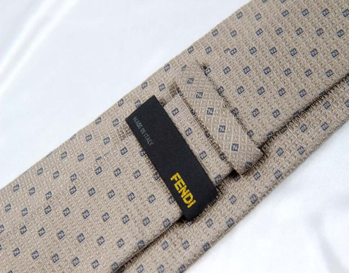 펜디 8.2cm A등급 FF로고 남자 명품 넥타이 상품이미지3