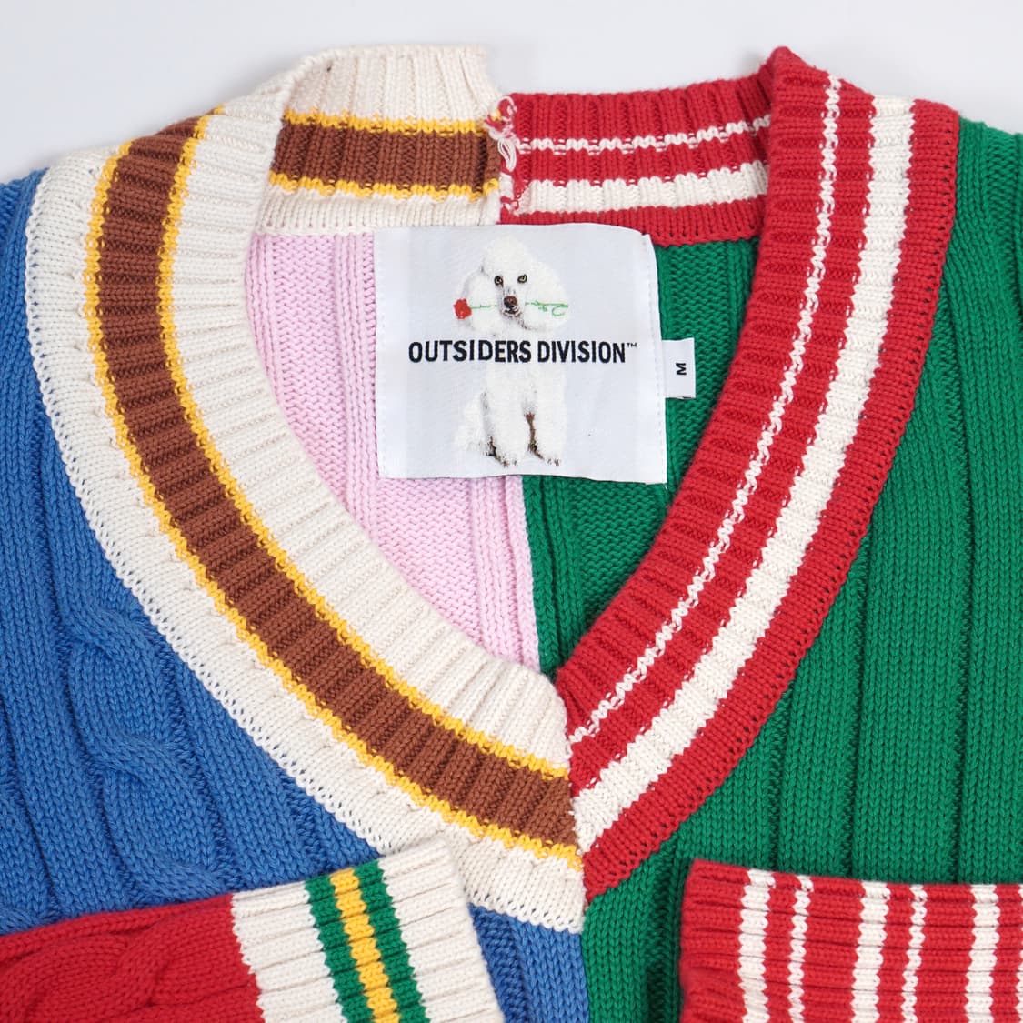 Outsiders Division 패턴 믹스 니트 상품이미지5