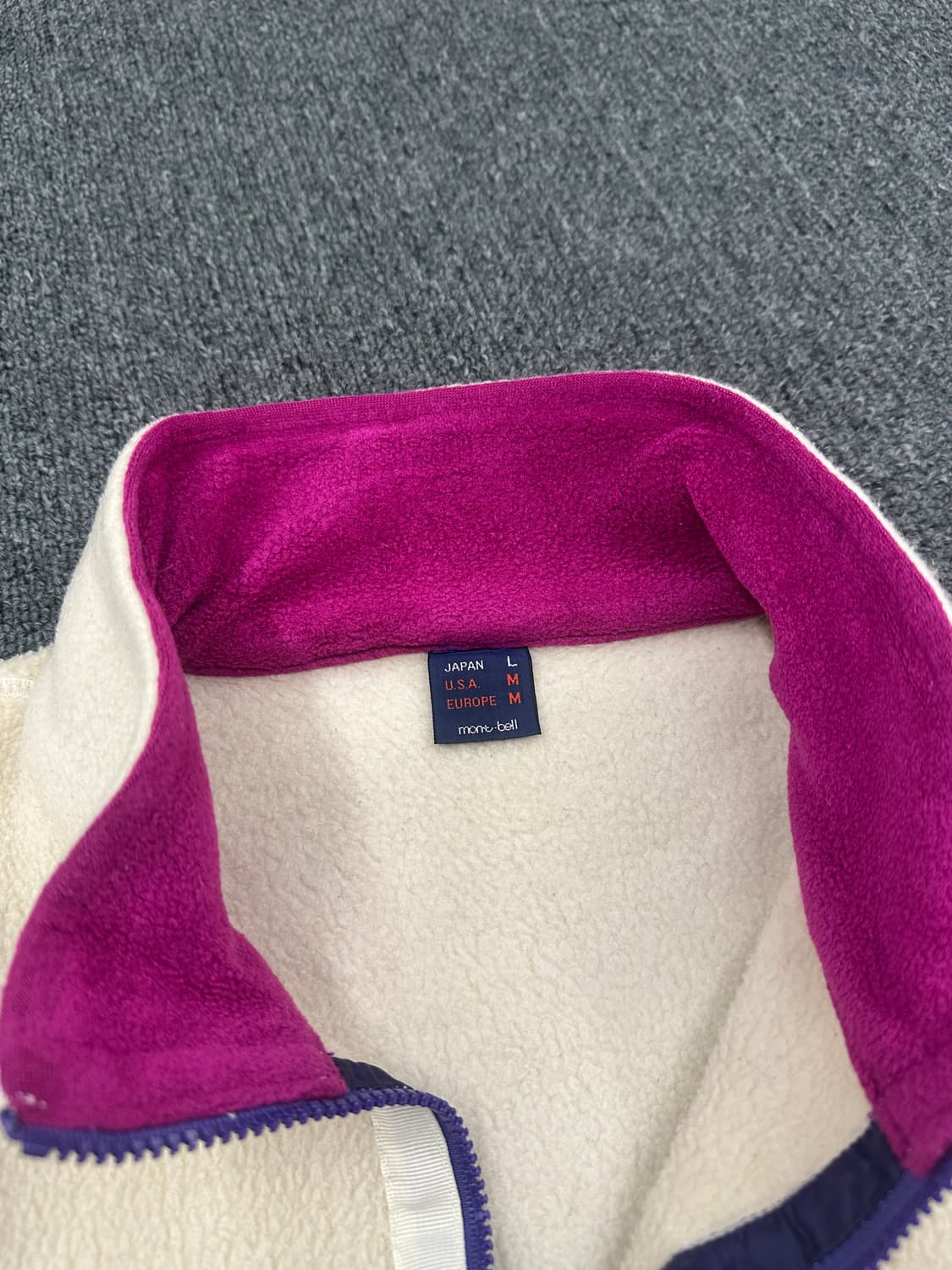 L) 몽벨 플리스 탑 자켓 후리스 상품이미지4