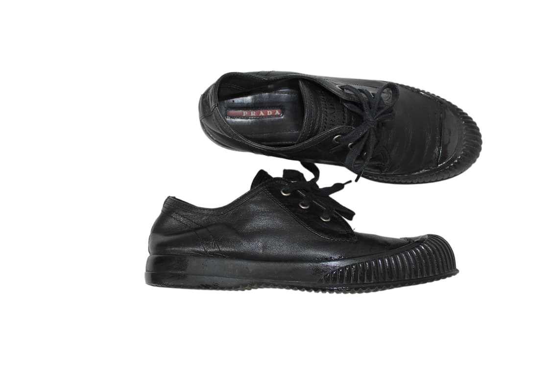 2000s PRADA SPORT 프라다 스포츠 레더 레이스업 슈즈 상품이미지1