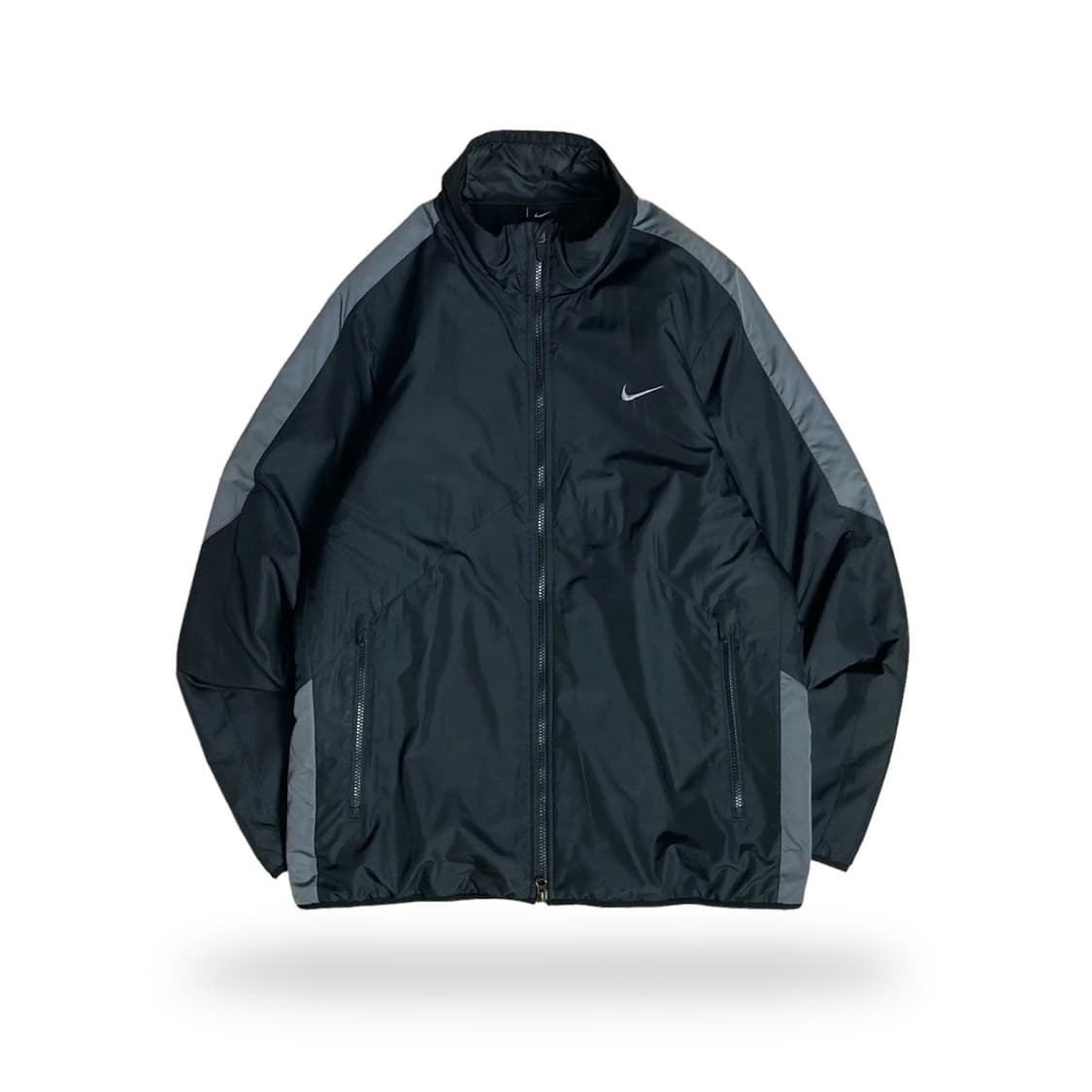 나이키 스우시 디테일 블랙 봄버자켓 상품이미지1