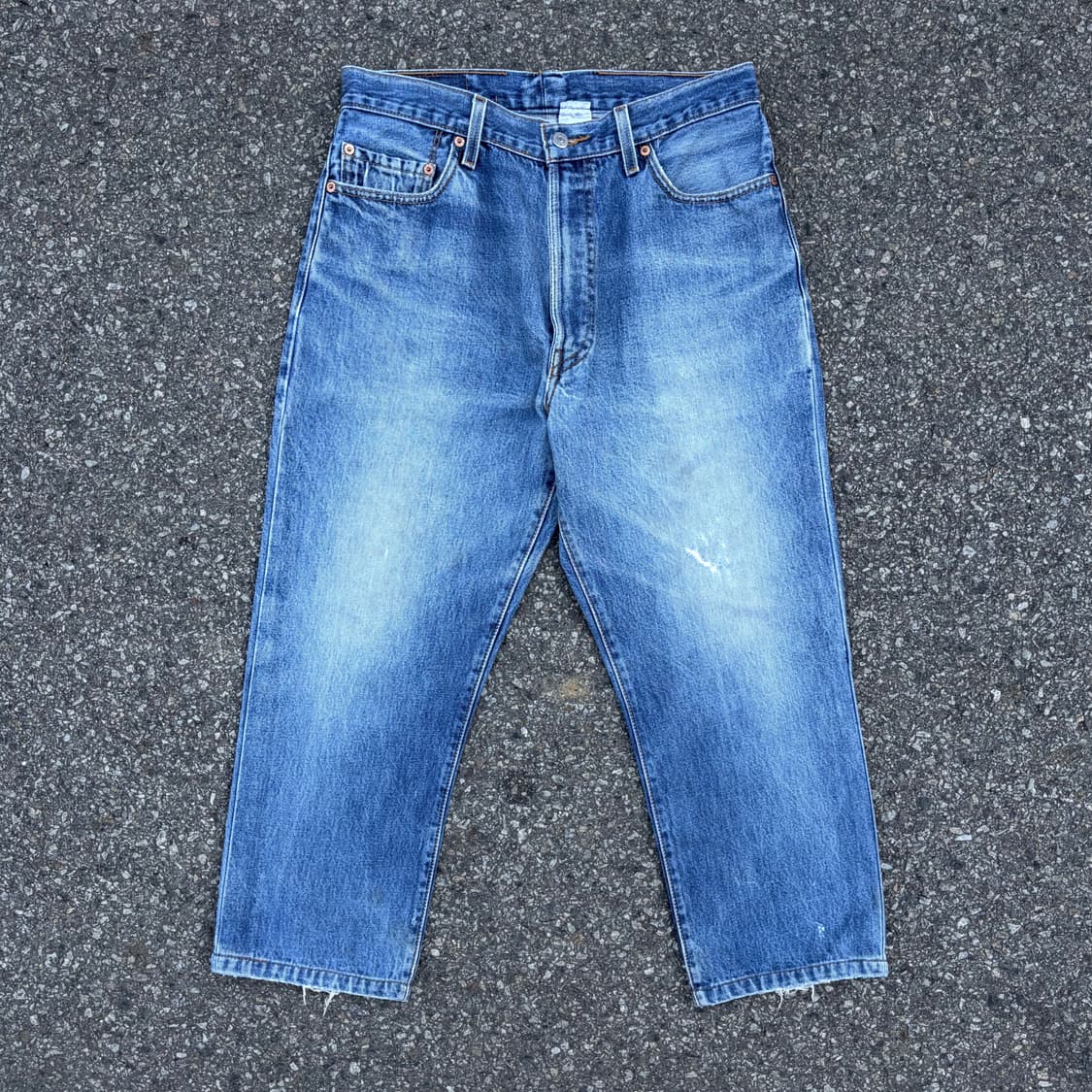 90s 리바이스 501 스트레이트 중청 데님 (32)   상품이미지1
