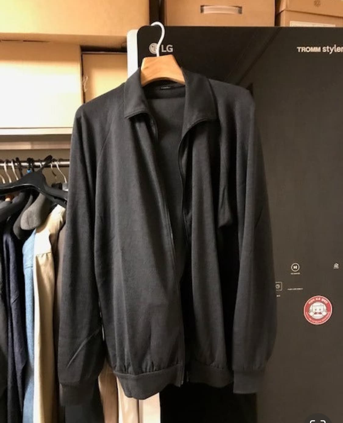 코모리 comoli 실크 트랙 셋업 상품이미지3