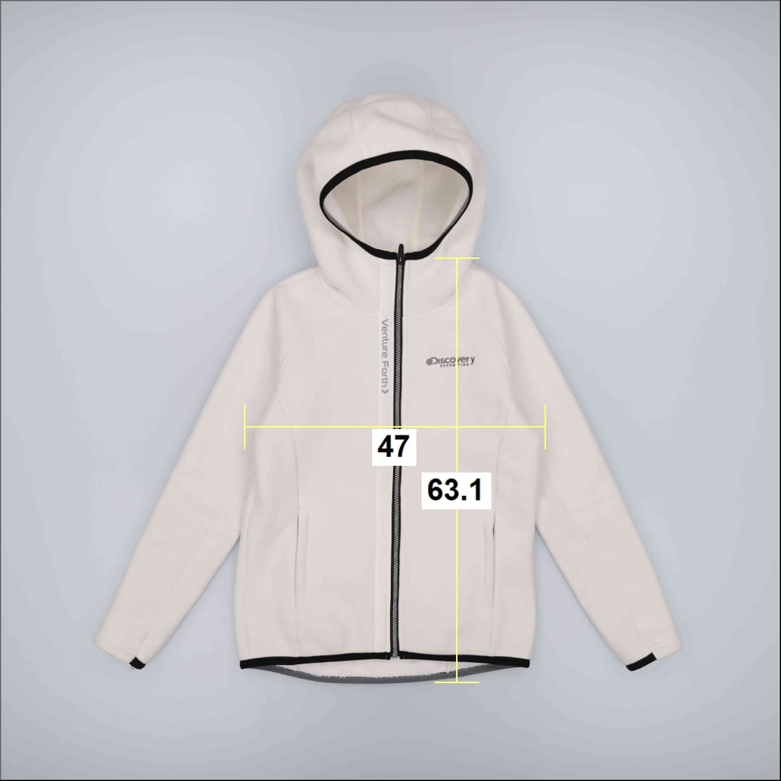 90 디스커버리 플리스 후드 집업 자켓 N7289 상품이미지7