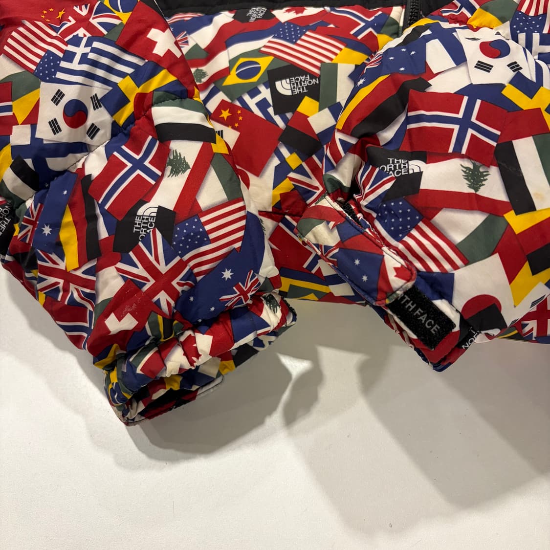 [XL] 노스페이스 만국기 다운 눕시 패딩 C831 상품이미지6