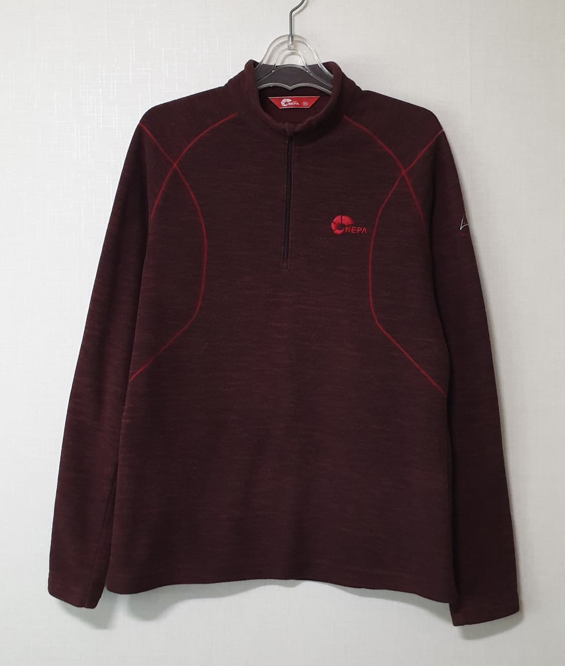 네파 기모 반집업 긴팔티 95사이즈  상품이미지1