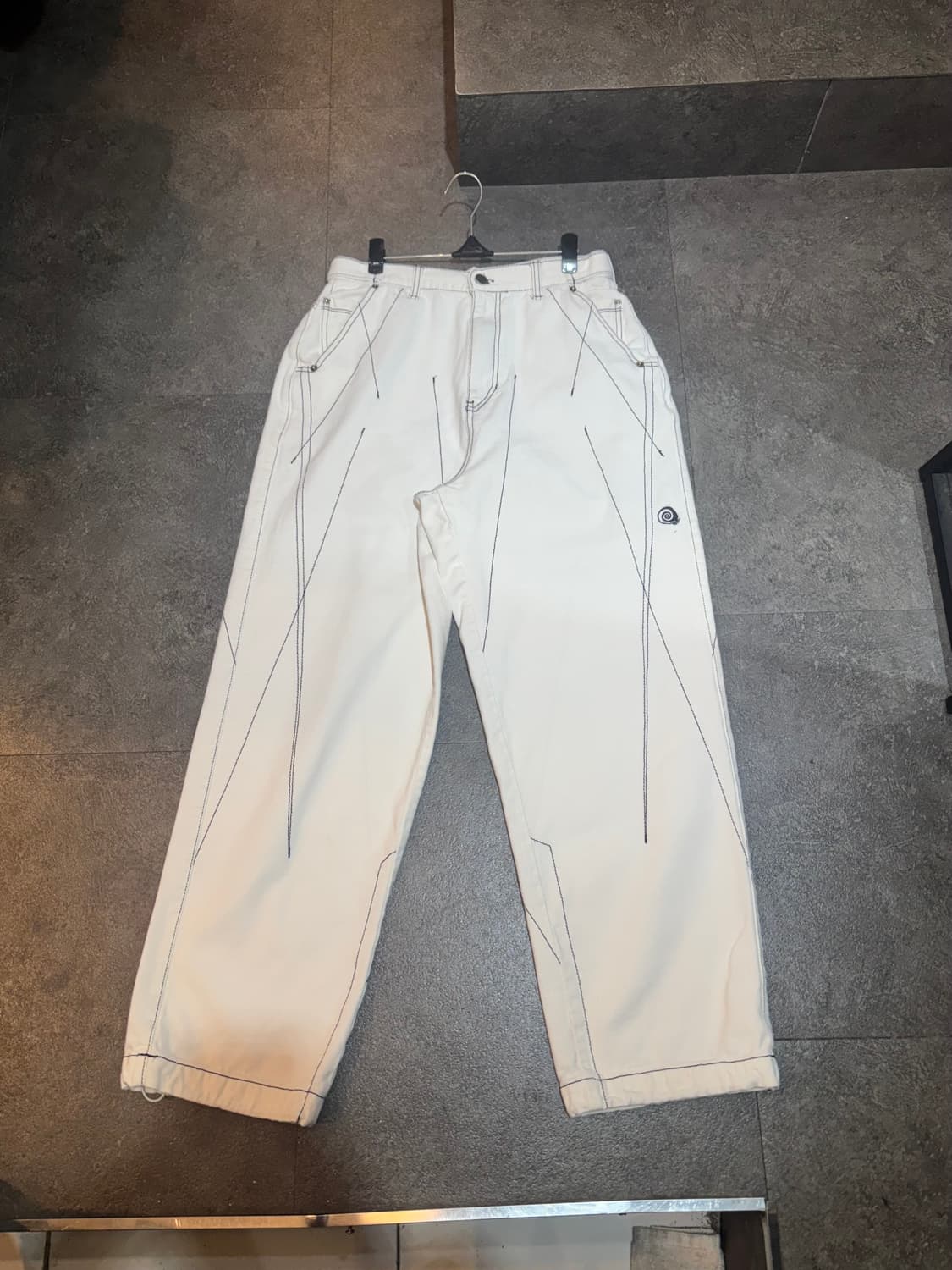 트래블 화이트 팬츠 바지 S사이즈 상품이미지2
