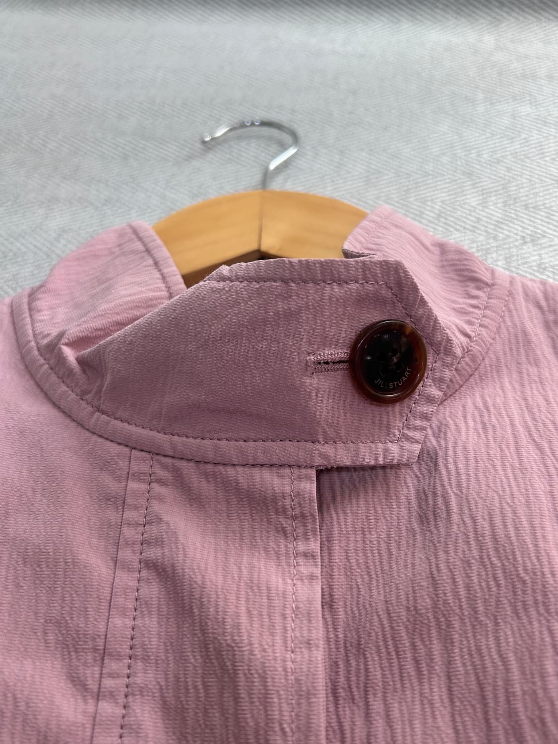 질스튜어트 바스락 벨티드 트렌치 코트 66 연핑크 상품이미지8