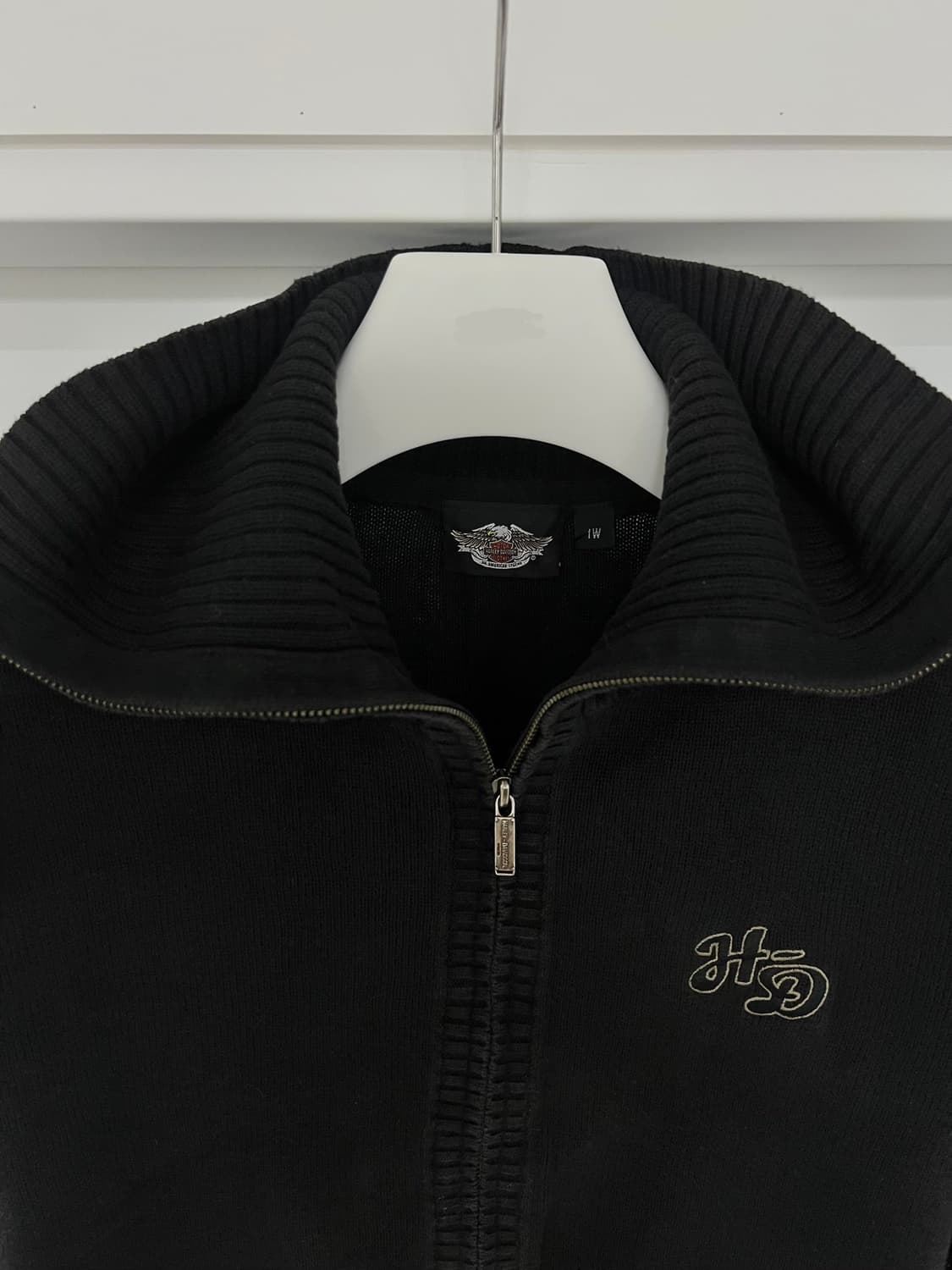 할리데이비슨 빈티지 니트집업 상품이미지5