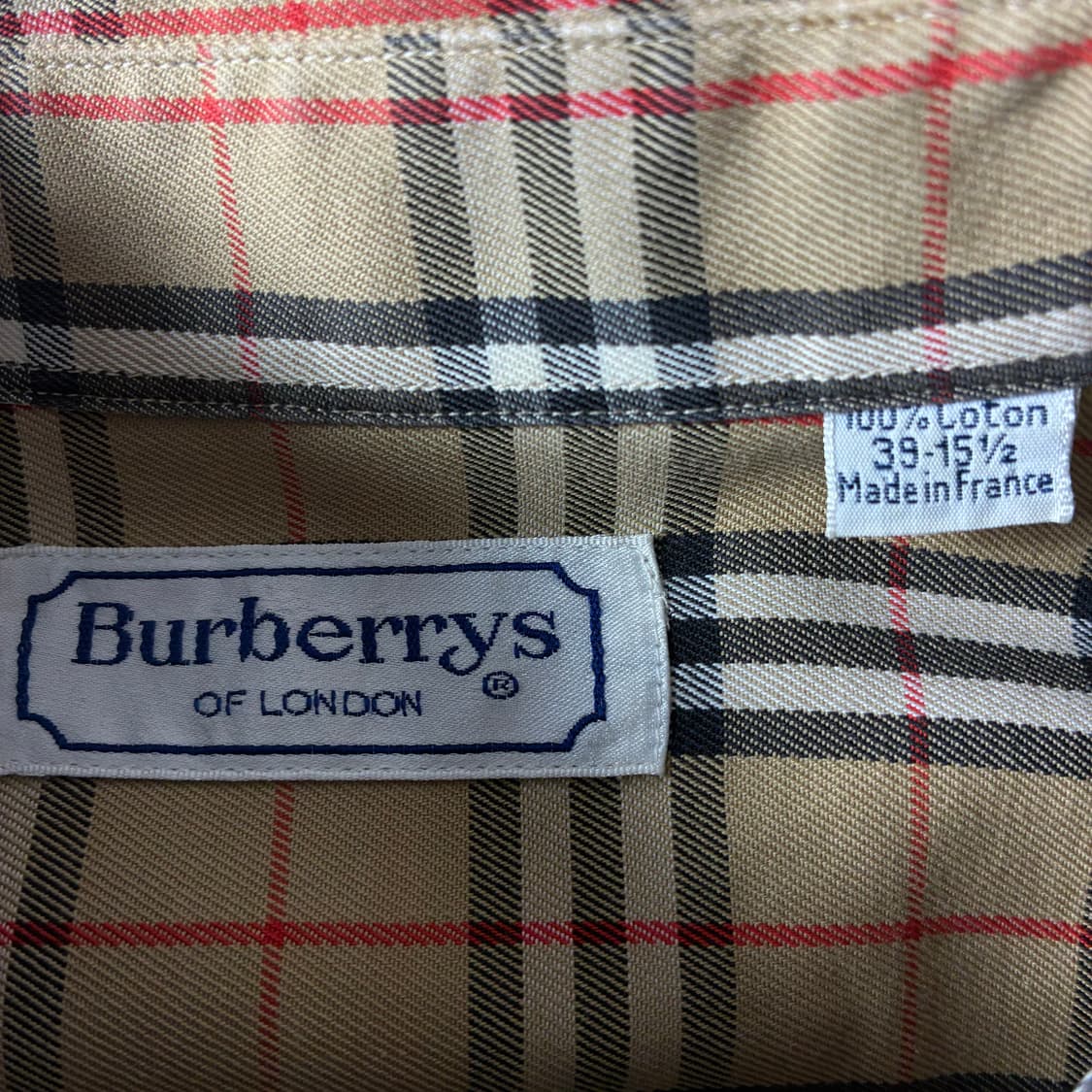 Burberrys  버버리 90,s 노바 체크 셔츠  상품이미지5