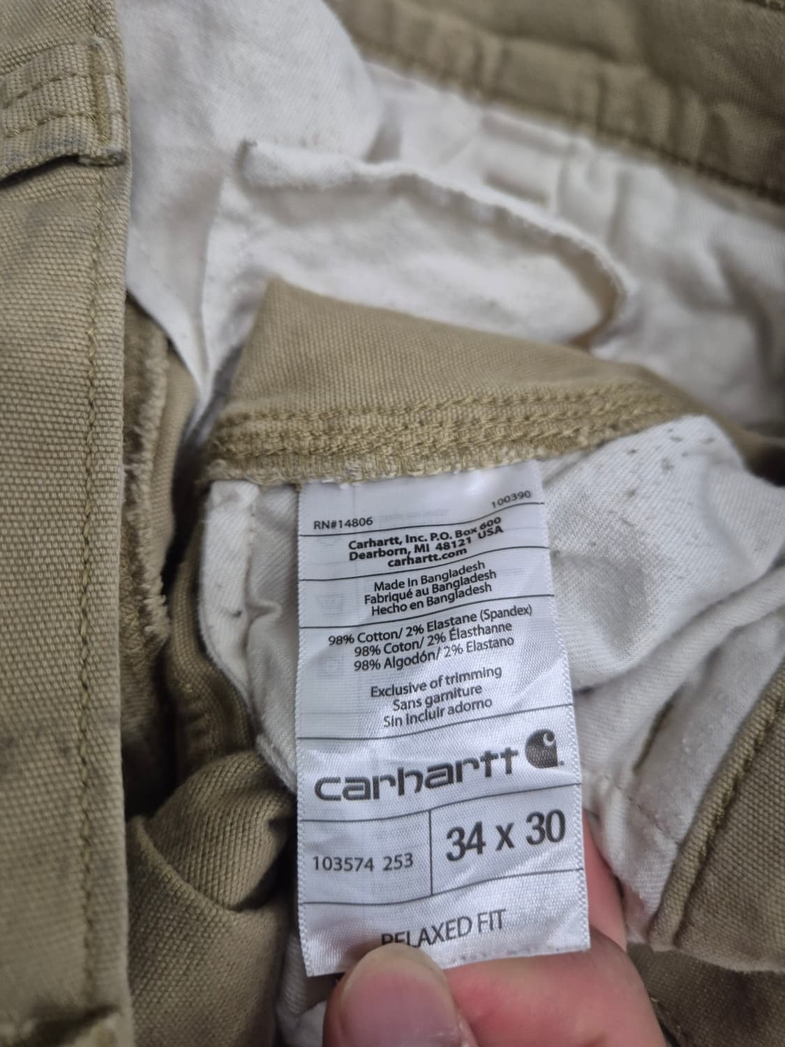 칼하트 팬츠 상품이미지5