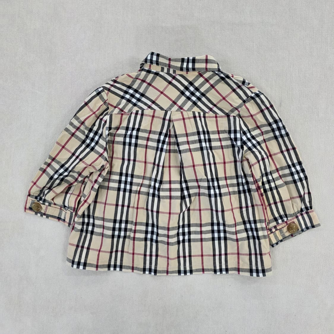 [실측] 버버리 노바체크 셔츠 블라우스 0127J 상품이미지3