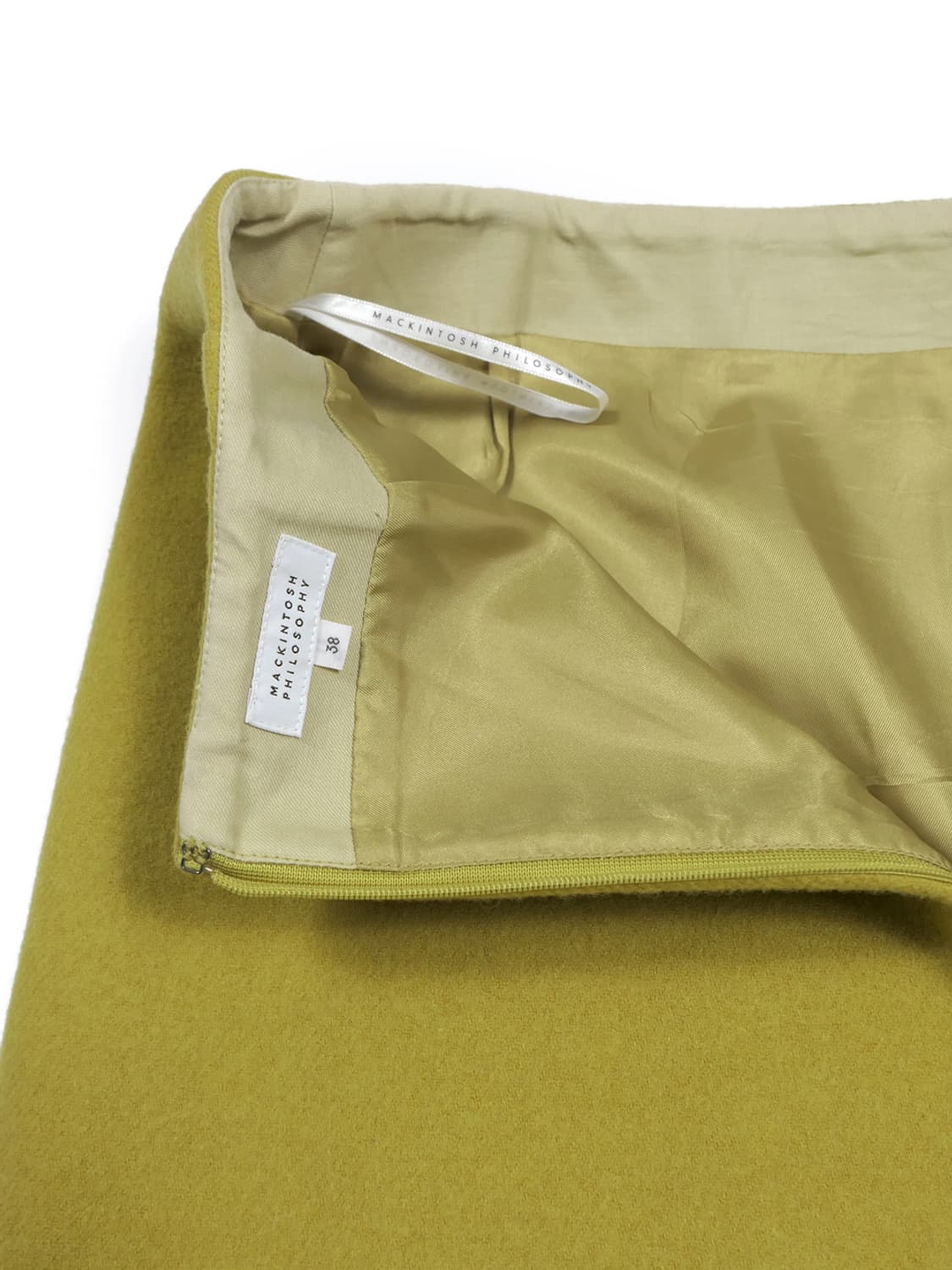 Mackintosh Philosophy olive wool skirt 상품이미지3