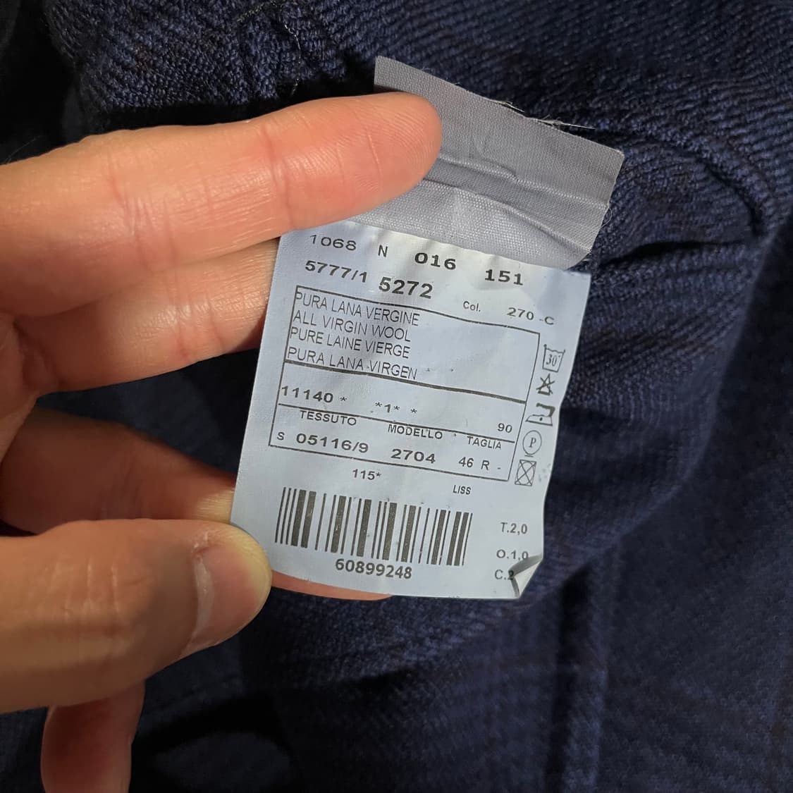 [97] 보기 밀라노 글렌체크 울자켓 상품이미지9