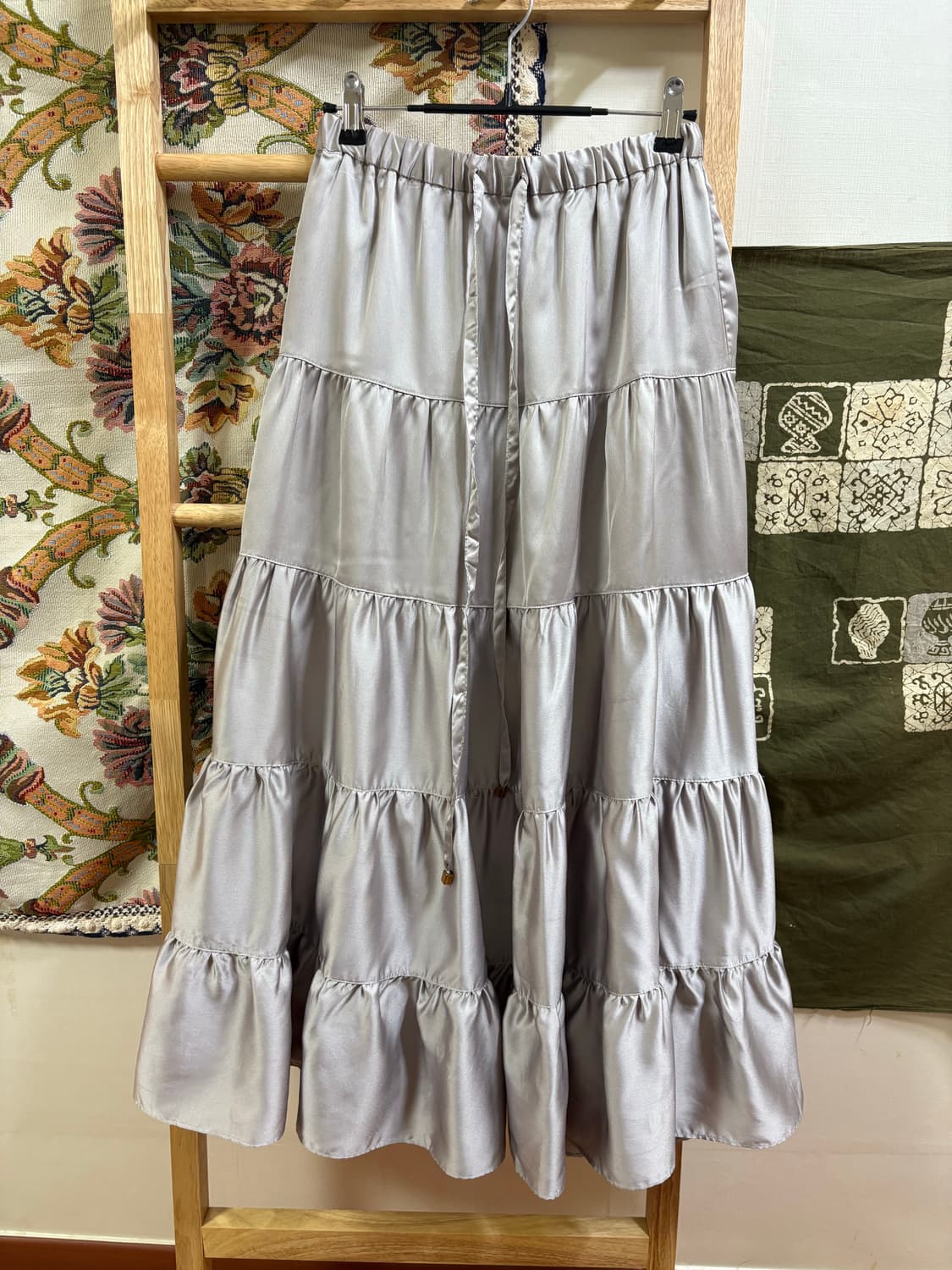 merry jenny 모리 페어리 은빛 롱 스커트 상품이미지1