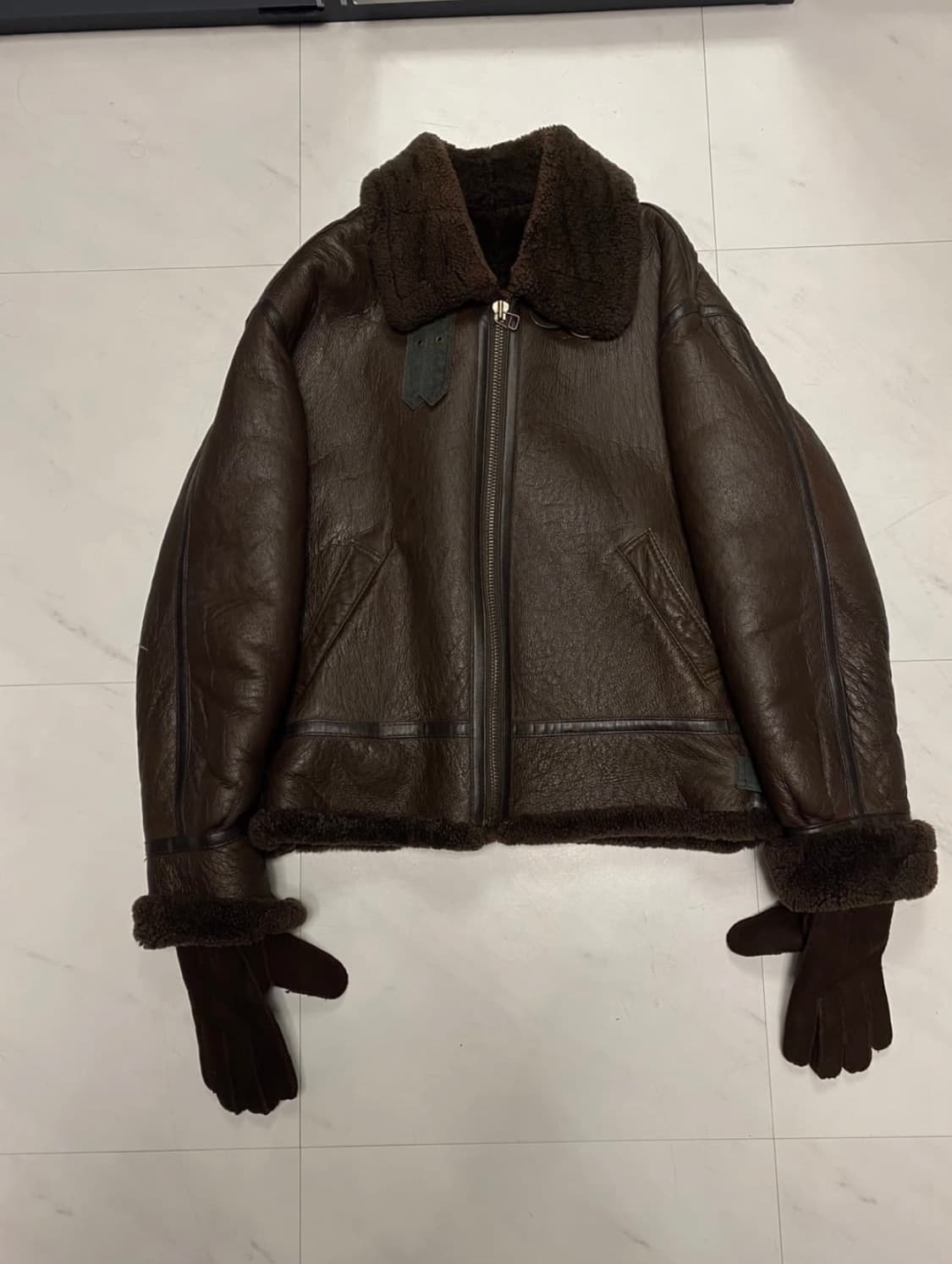 B-3 무스탕제켓 상품이미지1