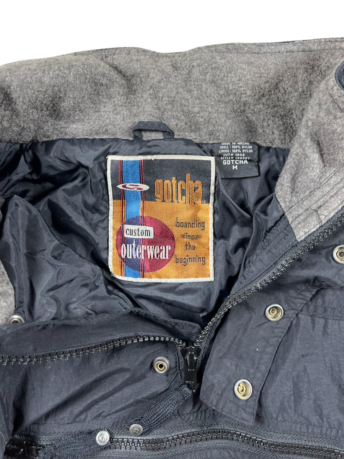 Gotcha 나일론 반 집업  상품이미지3