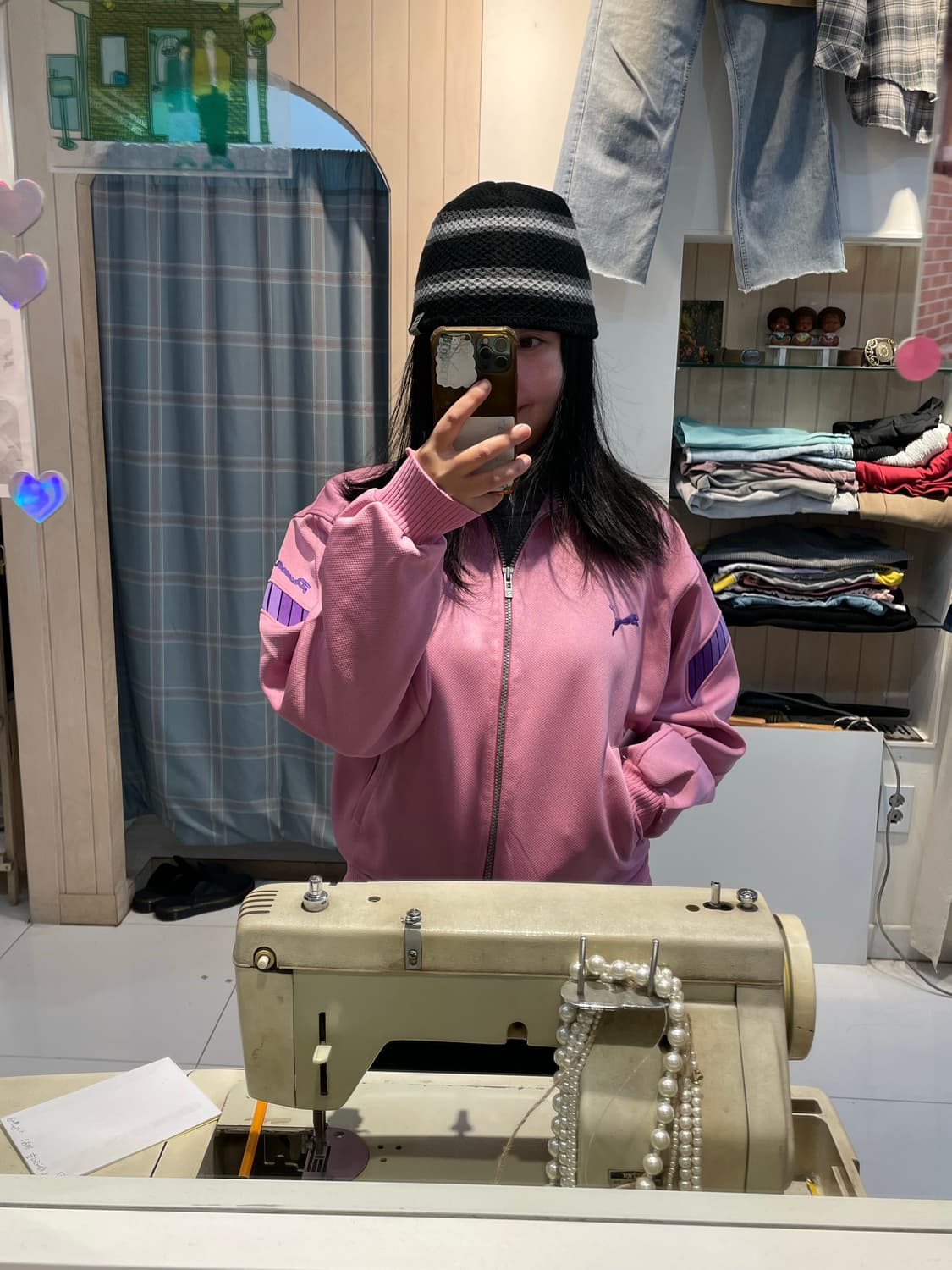 80s-90s 일본판 푸마 트랙탑 져지 상품이미지2