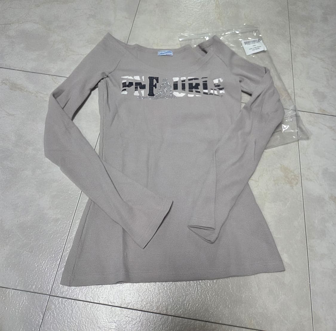 플리즈노팔로우 플노팔 줄스 롱슬리브탑 샌드 Jules top 상품이미지4