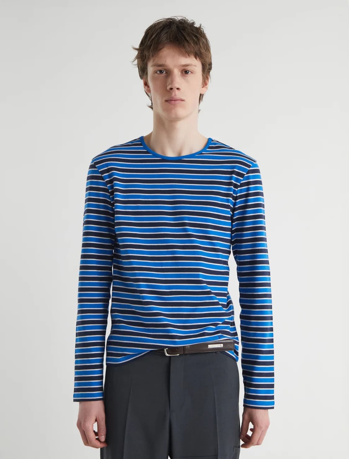 [S,M,L,XL]팔로마울 Floubet 스트라이프 티셔츠/블루 상품이미지3
