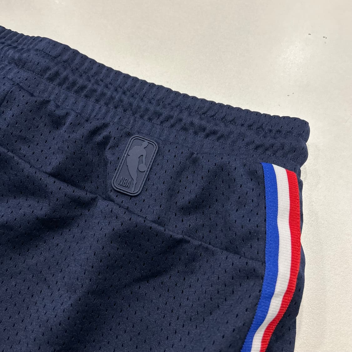 [32] NBA 75주년 농구 반바지 네이비 삼선 트랙 A945 상품이미지5