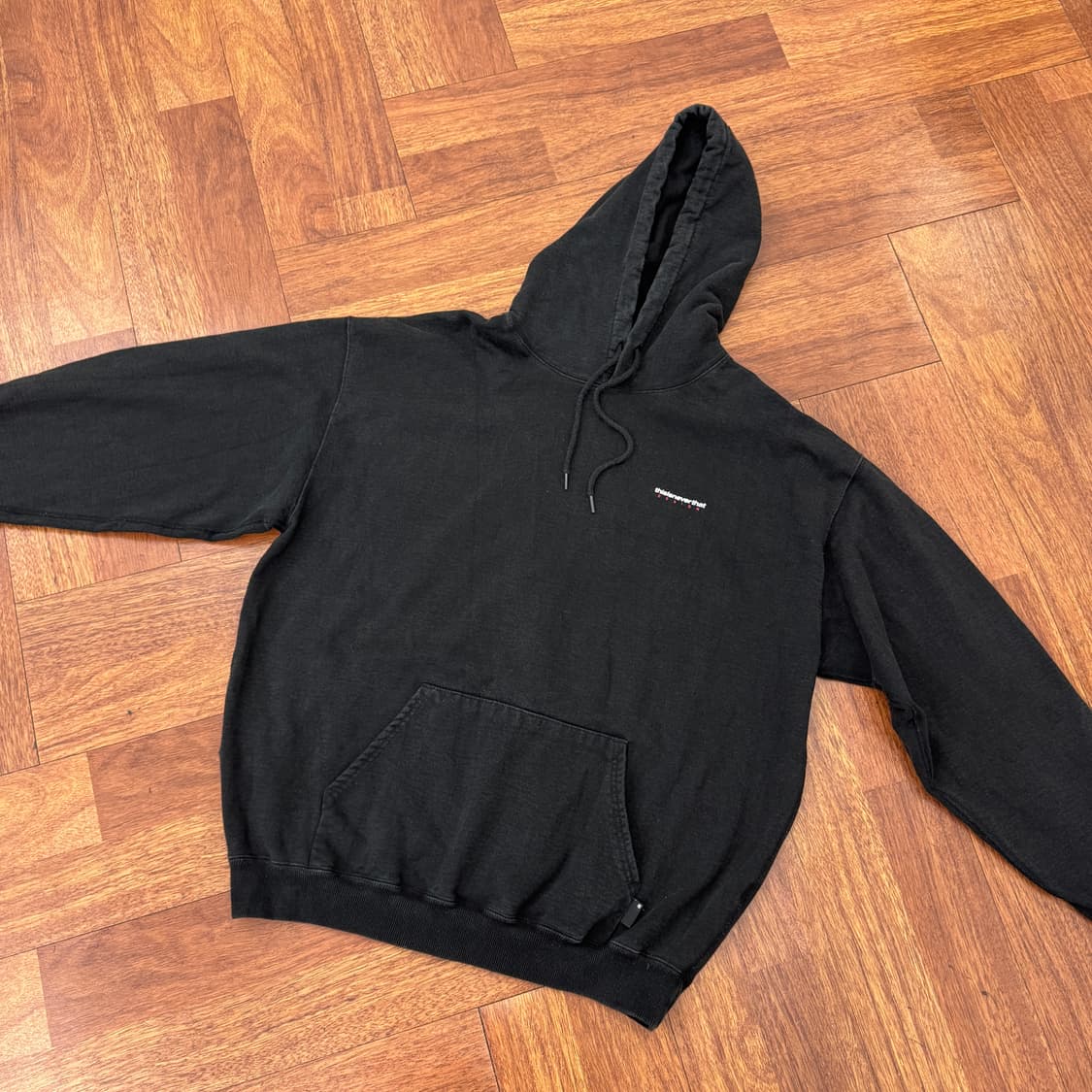 XL(110) 디스이즈네버댓 빅로고 후드 티셔츠  상품이미지2