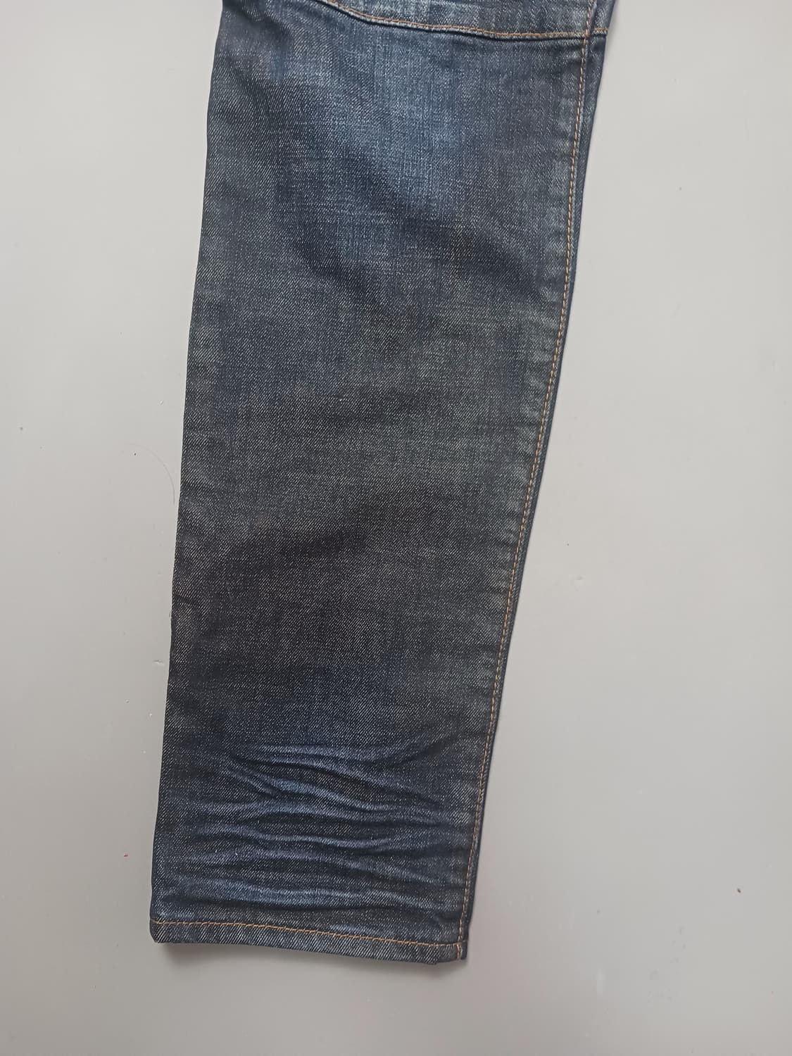 [32] 발망 빈티지 녹워싱 바이커진 청바지 상품이미지3