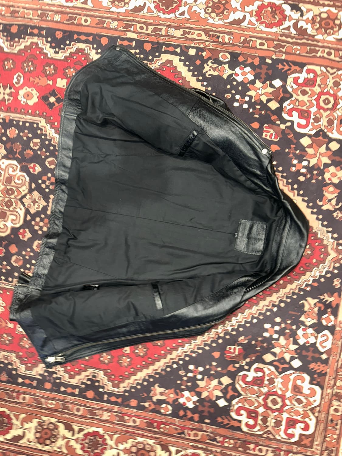 ( M-L ) 가죽자켓 바이커가죽 레더자켓 소가죽자켓 라이더자켓 상품이미지6