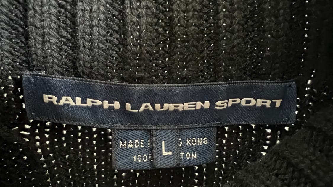 랄프로렌 스포츠 여성 터틀넥 니트 L 상품이미지2