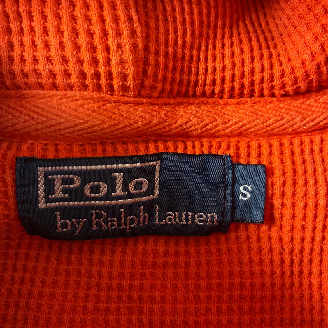Polo  폴로 랄프로렌 자수 코튼 오렌지 후드집업  상품이미지5