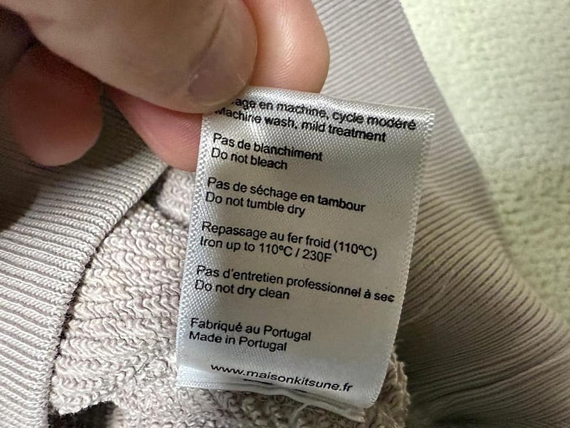 메종키츠네 맨투맨 티셔츠 남성용 100사이즈 상품이미지5