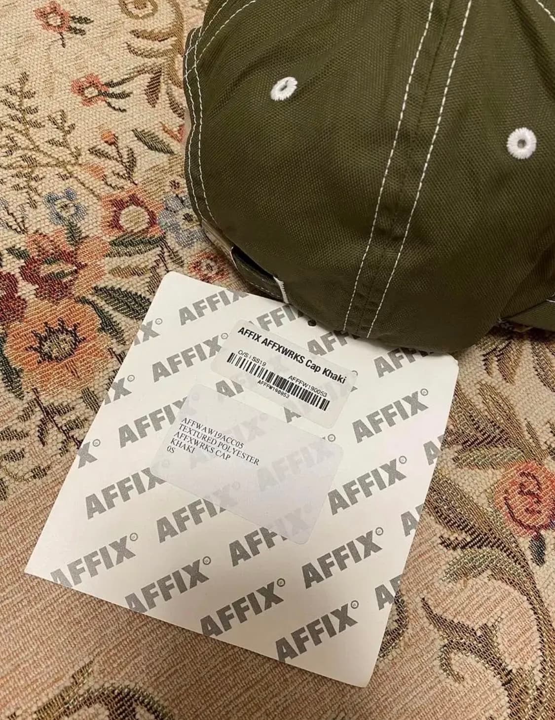 [OS] Affix 어픽스 Affxwrk 카키 캡 모자 상품이미지3