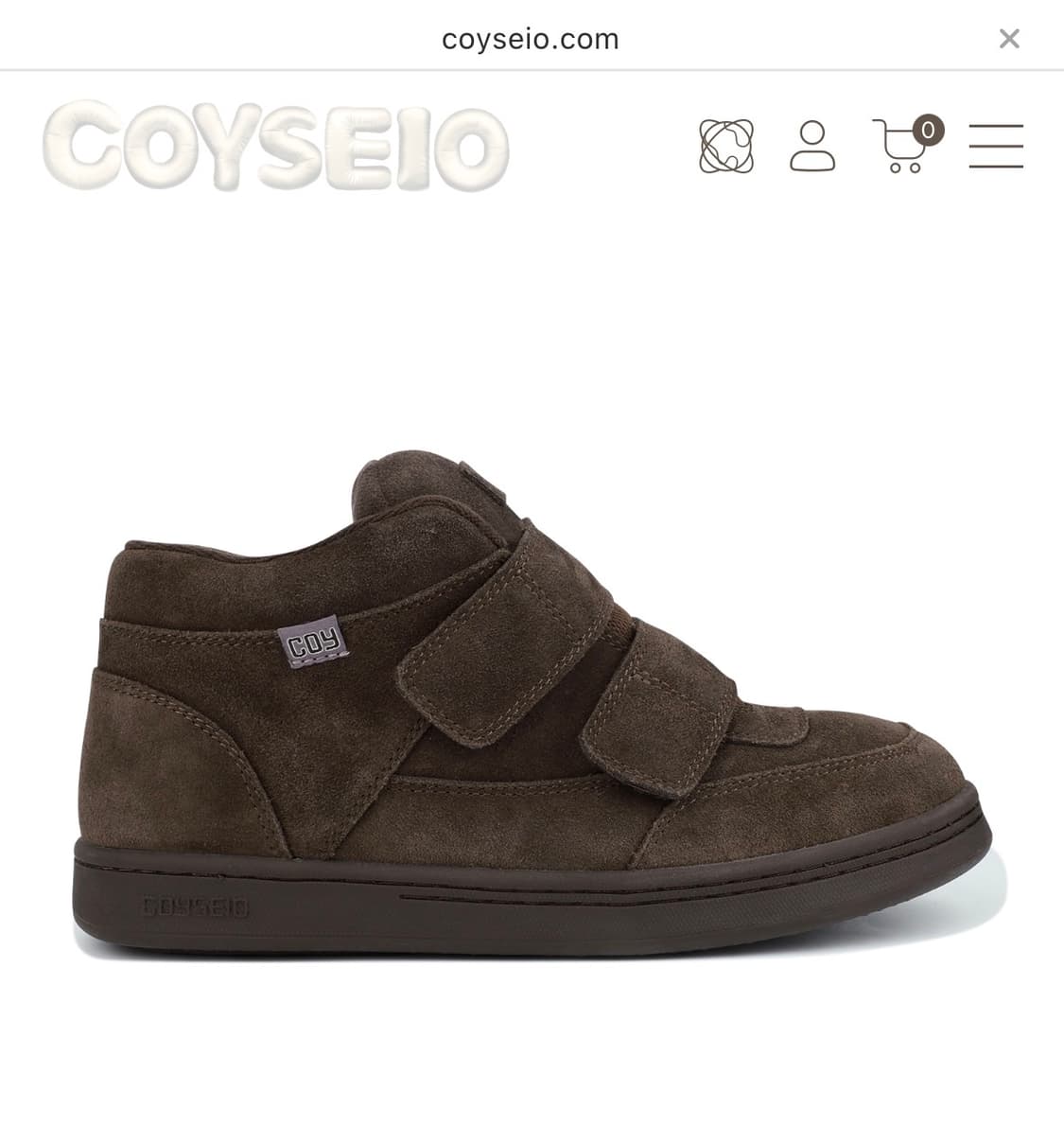 COYSEIO COY BUMBLE SNEAKERS BROWN 260 상품이미지1