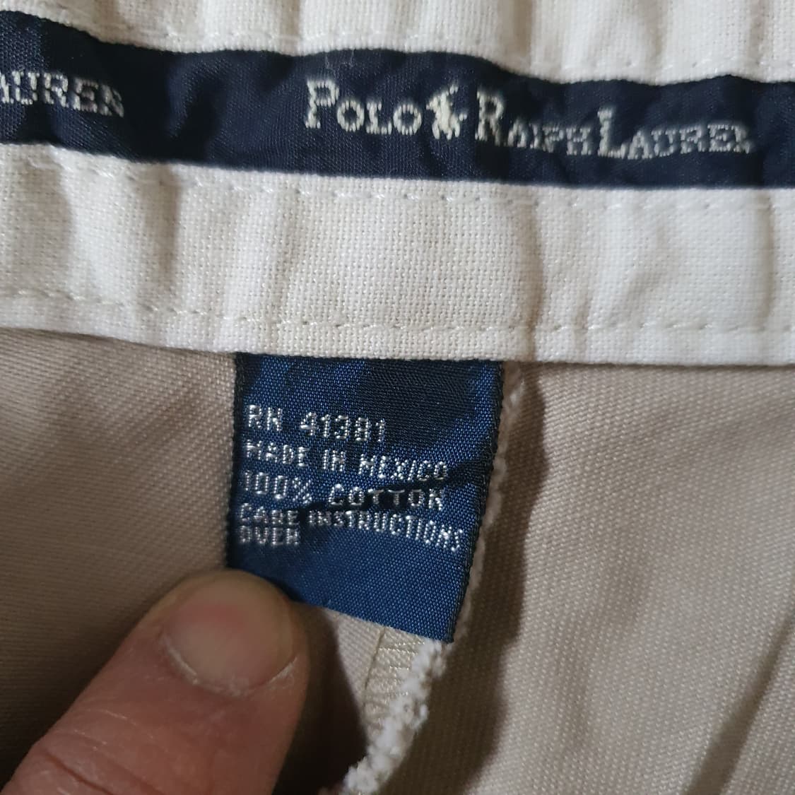 90s 폴로 랄프로렌 투턱 치노 팬츠 No.72 상품이미지6