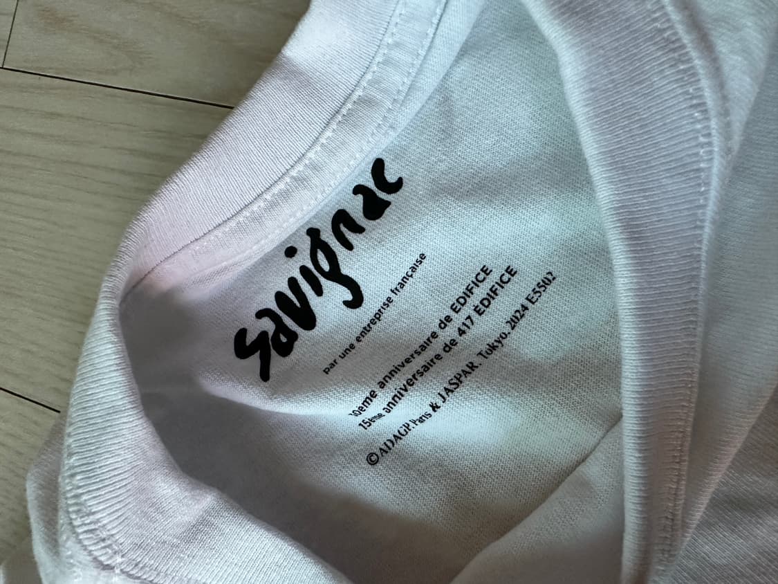Edifice x Savignac bic프린팅티 상품이미지10