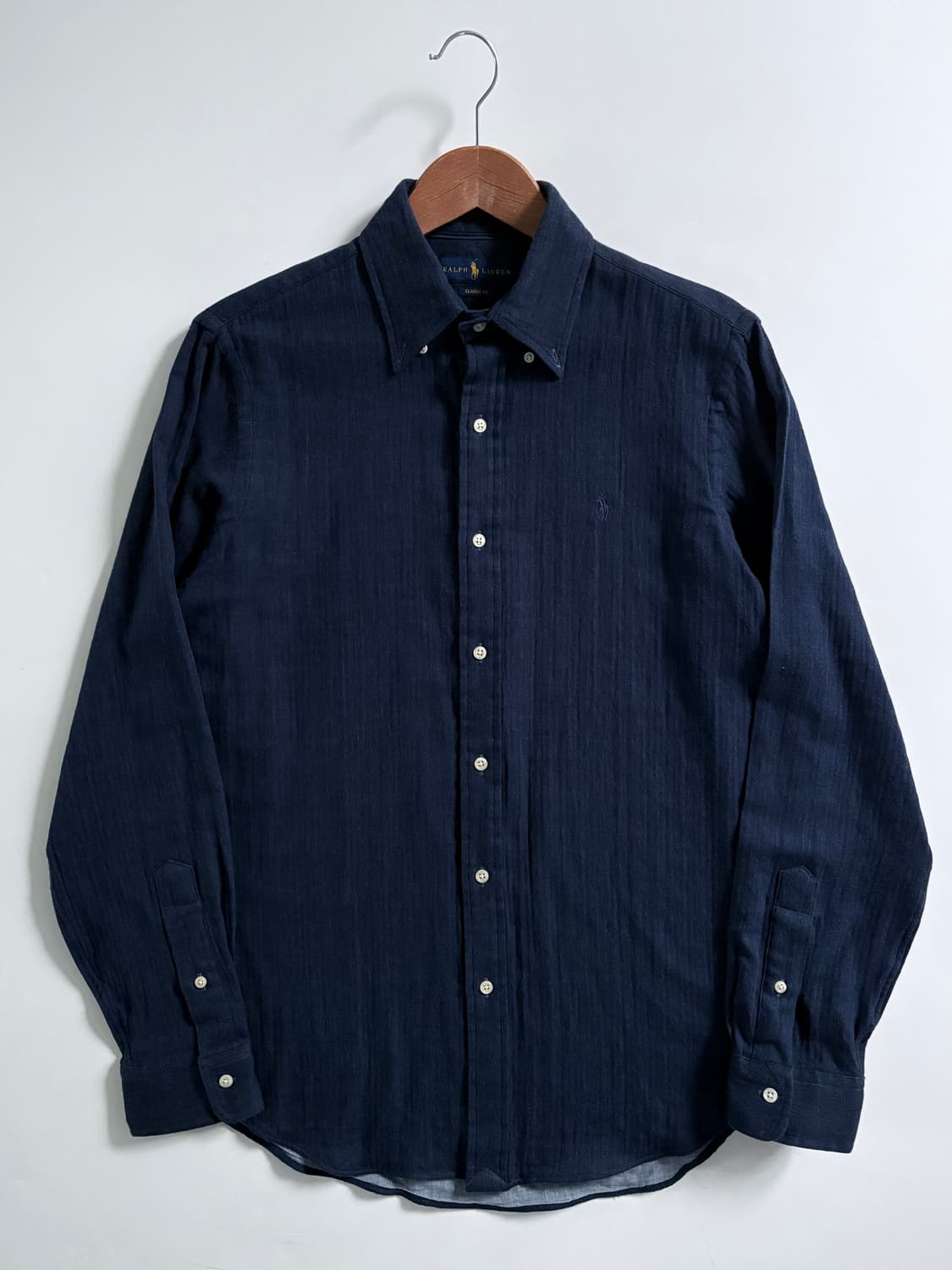 Polo 폴로 랄프로렌 신형 딥네이비 솔리드 셔츠 상품이미지4