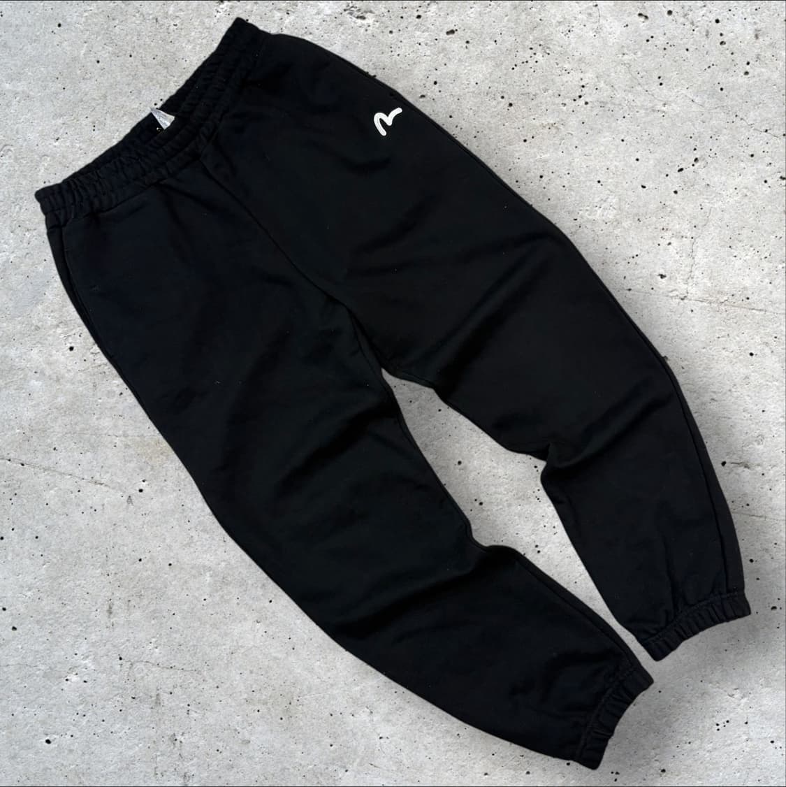 [XL] 에비수 빅로고 블랙 레드 포인트 트레이닝 바지 C390 상품이미지2