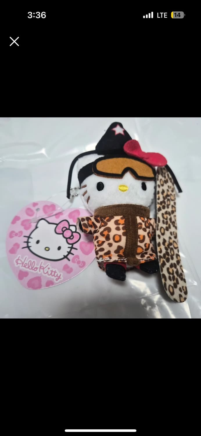 산리오 호피 스노우보드 키링 상품이미지1